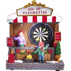 Stand de jeux de fête foraine animé lumineux musical Village de Noël
