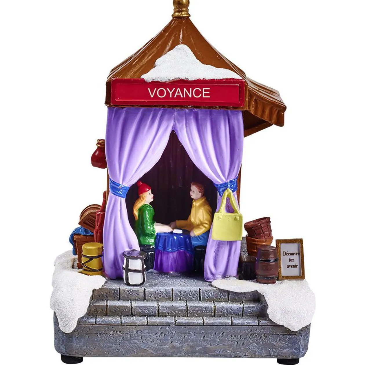 Stand de voyance lumineux Village de Noël