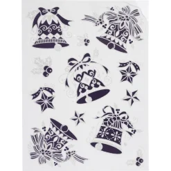 Sticker de fenêtre électrostatique Noël