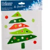 Sticker gel design sapin de Noël