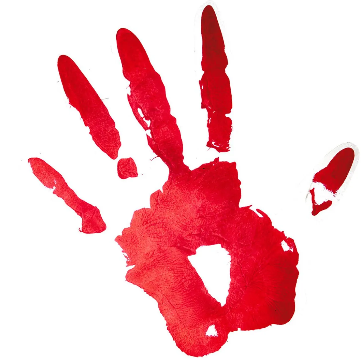 Sticker Halloween empreinte de sang L.60xl.31cm