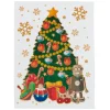 Sticker électrostatique motif sapin de Noël