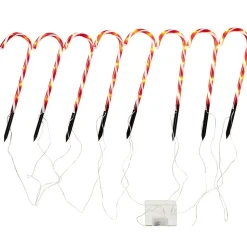 Sucre d'orge lumineux x8 H47 cm