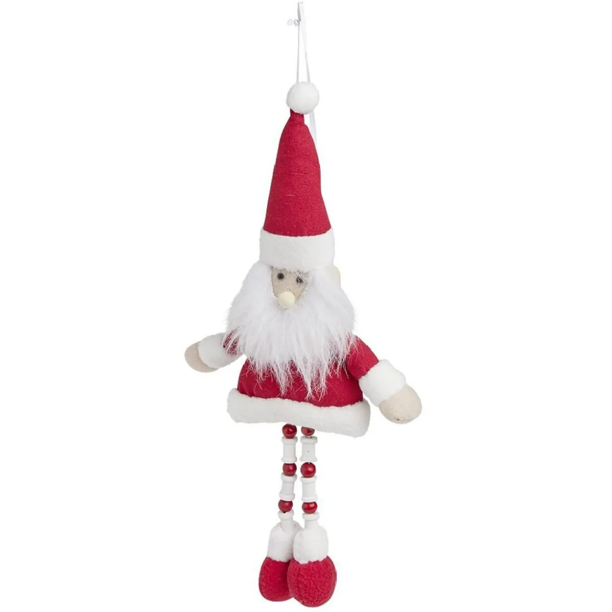 Sujet de noël longues jambes à suspendre Père noël ou bonhomme de neige