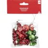 Supension forme Bonbons Noël rouge vert x9