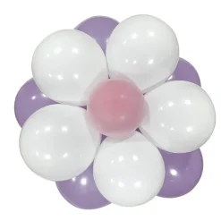 Support ballons forme fleur x5