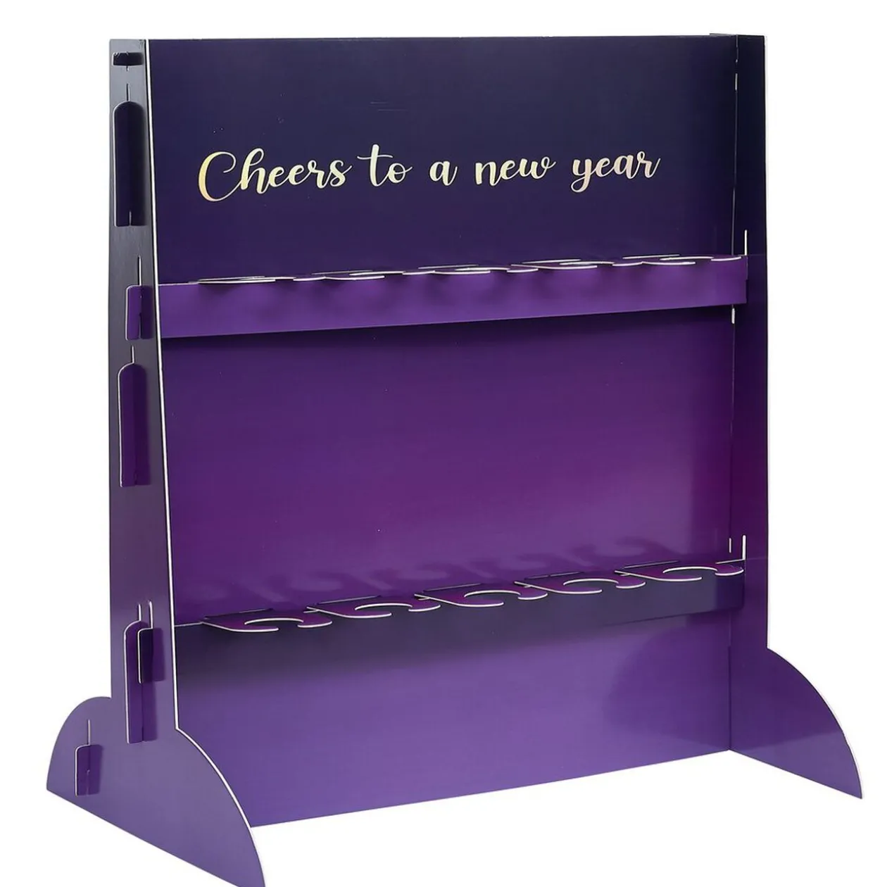 Support DIY pour flûte à champagne