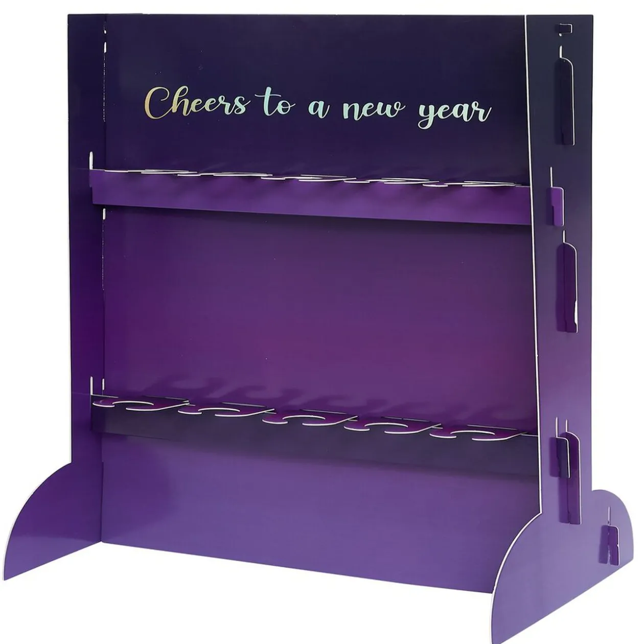 Support DIY pour flûte à champagne