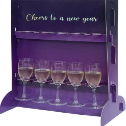 Support DIY pour flûte à champagne