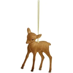 Suspension bébé renne 10x10cm - 2 modèles