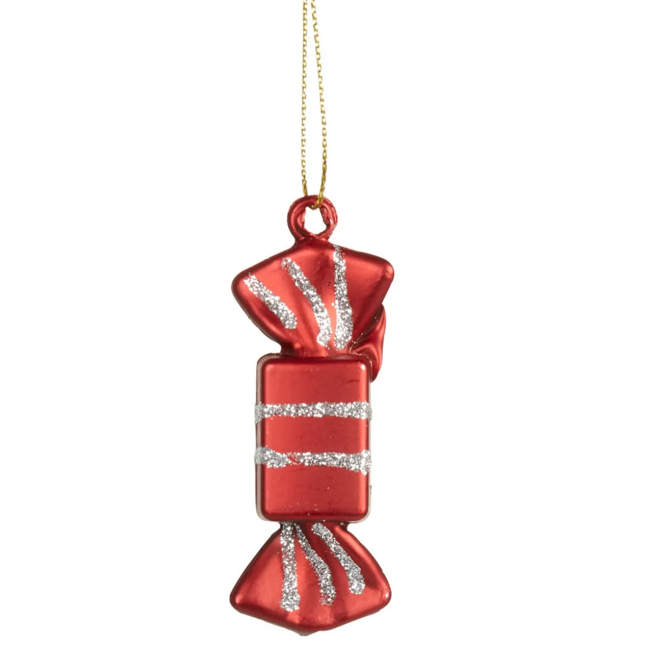 Suspension bonbon rouge et vert x6