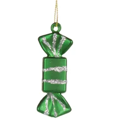 Suspension bonbon rouge et vert x6