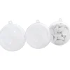 Suspension boule transparente x3