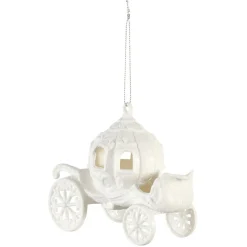 Suspension carrosse de Noël givré