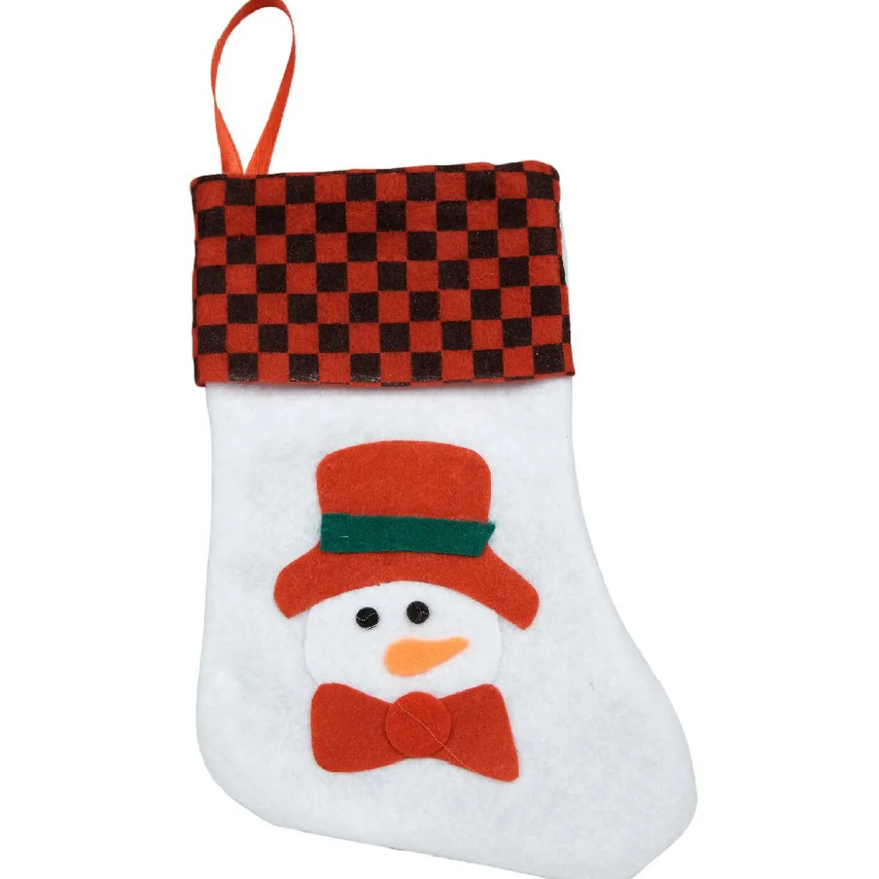 Suspension chaussette de Noël en feutrine x2