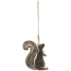 Suspension de Noël Animal en bois