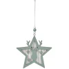 Suspension de Noël en mdf forme Étoile ou Sapin
