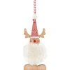 Suspension de Noël figurine avec fourrure