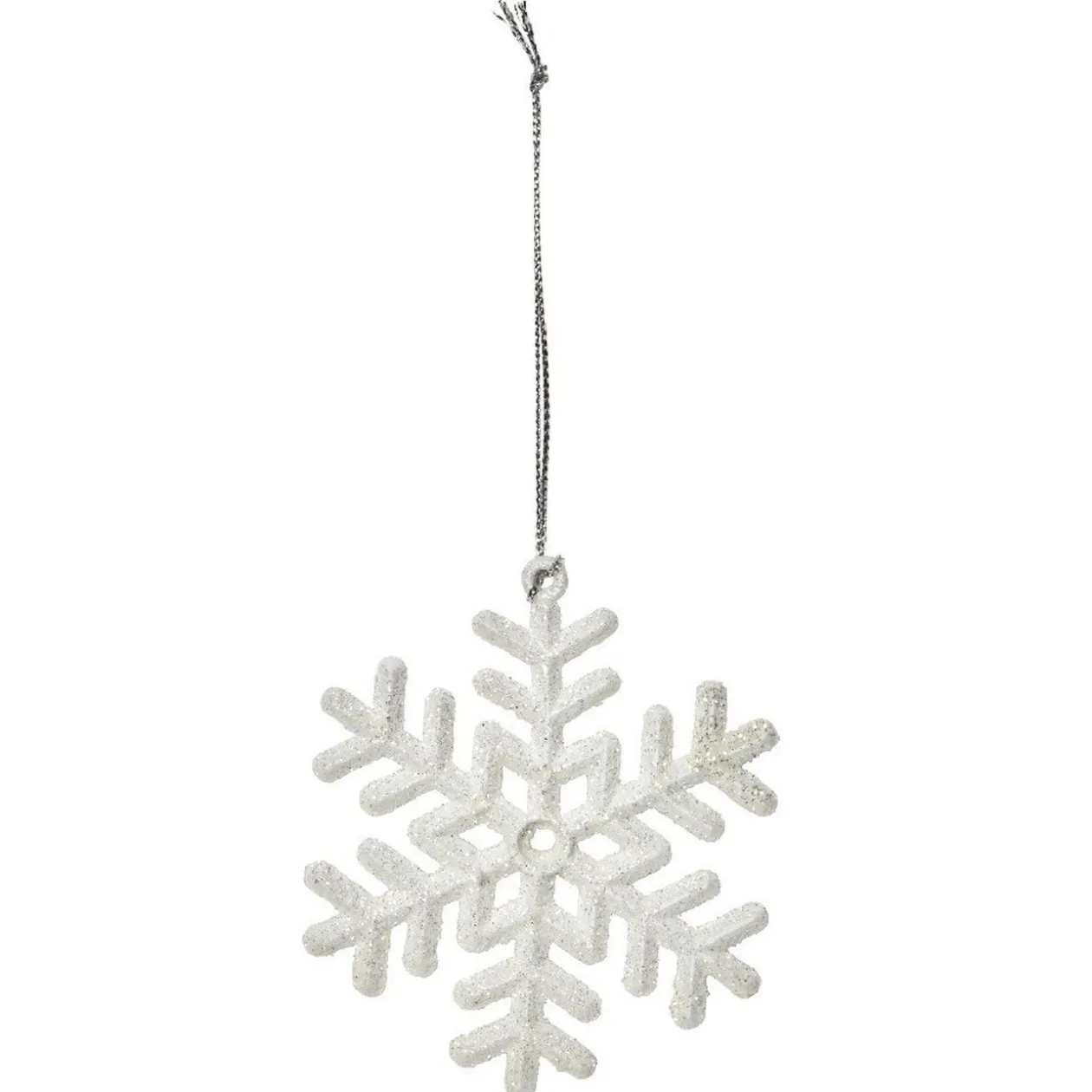 Suspension de Noël Flocon de neige blanc ou gris