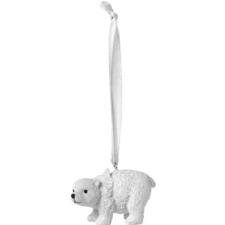 Suspension de Noël forme Animal blanc