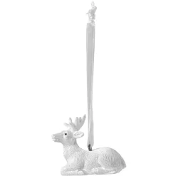 Suspension de Noël forme Animal blanc
