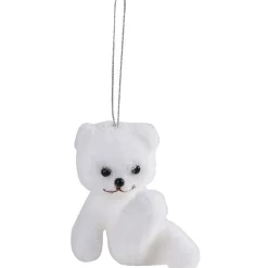 Suspension de Noël forme ours blanc