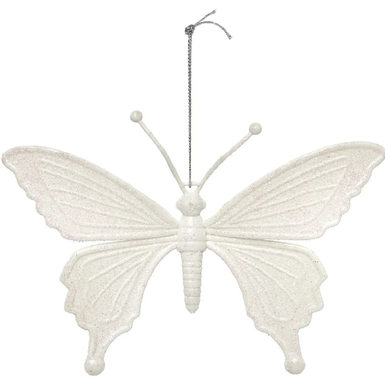 Suspension de Noël forme Papillon pailletté