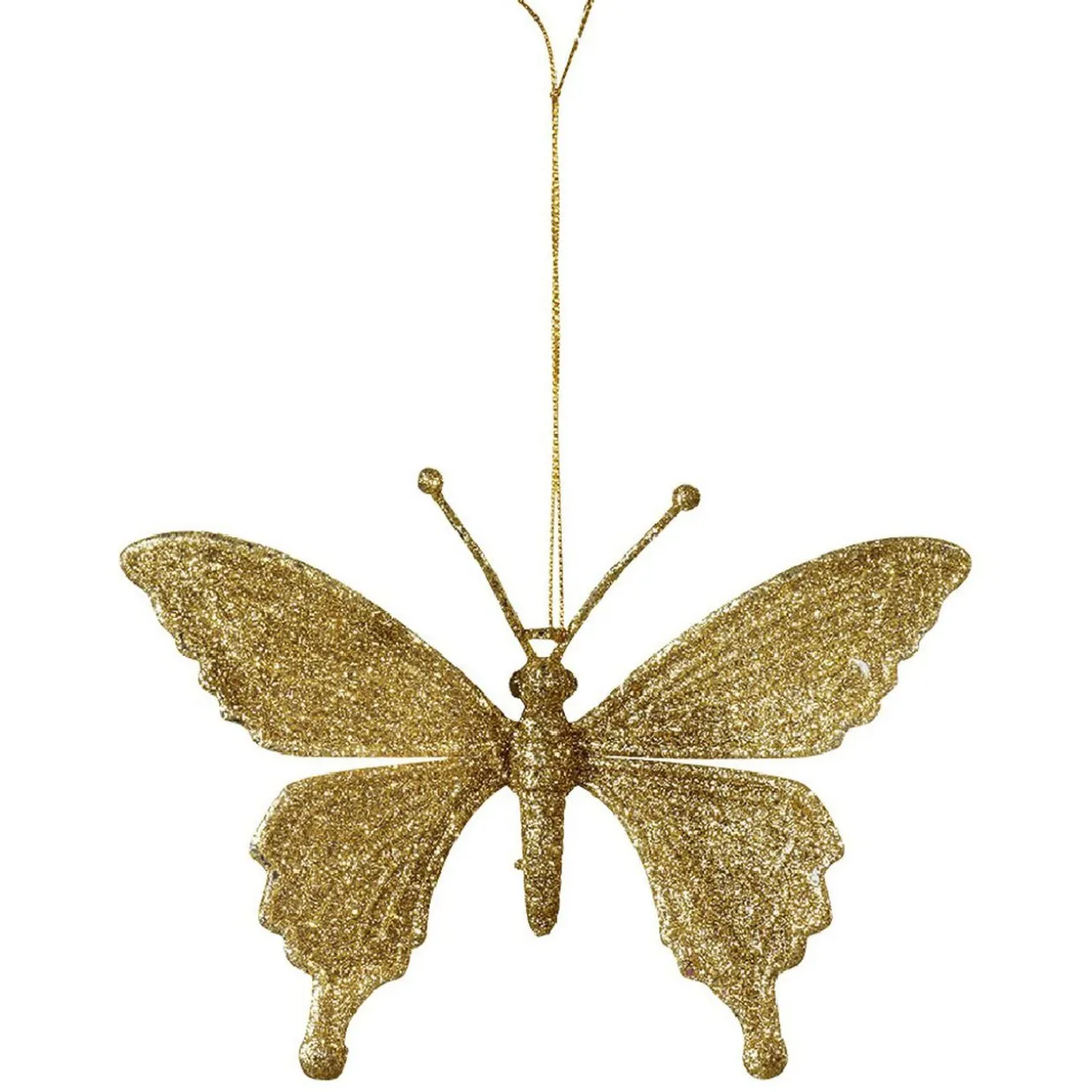 Suspension de Noël forme Papillon pailletté