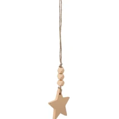 Suspension de Noël forme étoile mdf