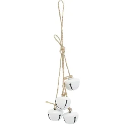 Suspension de Noël grelot en métal x4