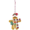 Suspension de Noël petit bonhomme pain d'épice H12,5 cm