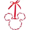 Suspension Disney forme tête Mickey rouge et blanc 12xH10cm
