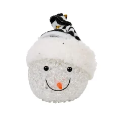 Suspension lumineuse bonhomme de neige 1 led multicolore