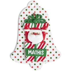 Suspension pour cadeaux de Noël avec prénoms H10,3cm - plusieurs modèles