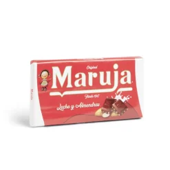 Tablette de chocolat au lait et amandes Maruja 100g