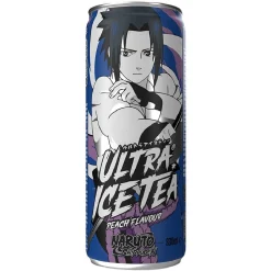 Thé glacé Ultra Ice Tea goût pêche Naruto Sasuke 330ml