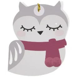 Étiquette cadeau enfant forme Personnages de Noël x6