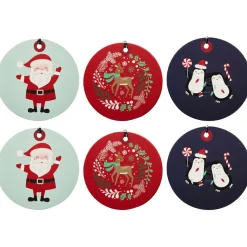 Étiquette cadeau Noël x6