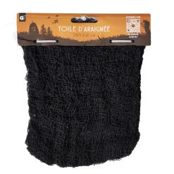 Toile d'araignée noire ou blanche Halloween