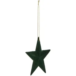 Étoile de Noël en velours