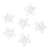 Étoile fil argenté x6