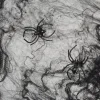Toile noire avec 4 araignées