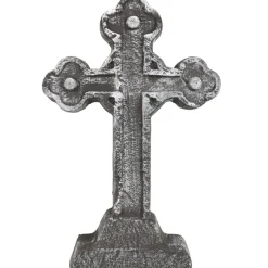 Tombe croix grise