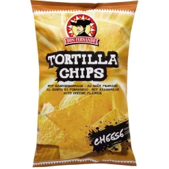 Tortillas chips au maïs goût fromage 200g