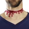 Tour de cou ensanglanté Halloween adulte L44cm