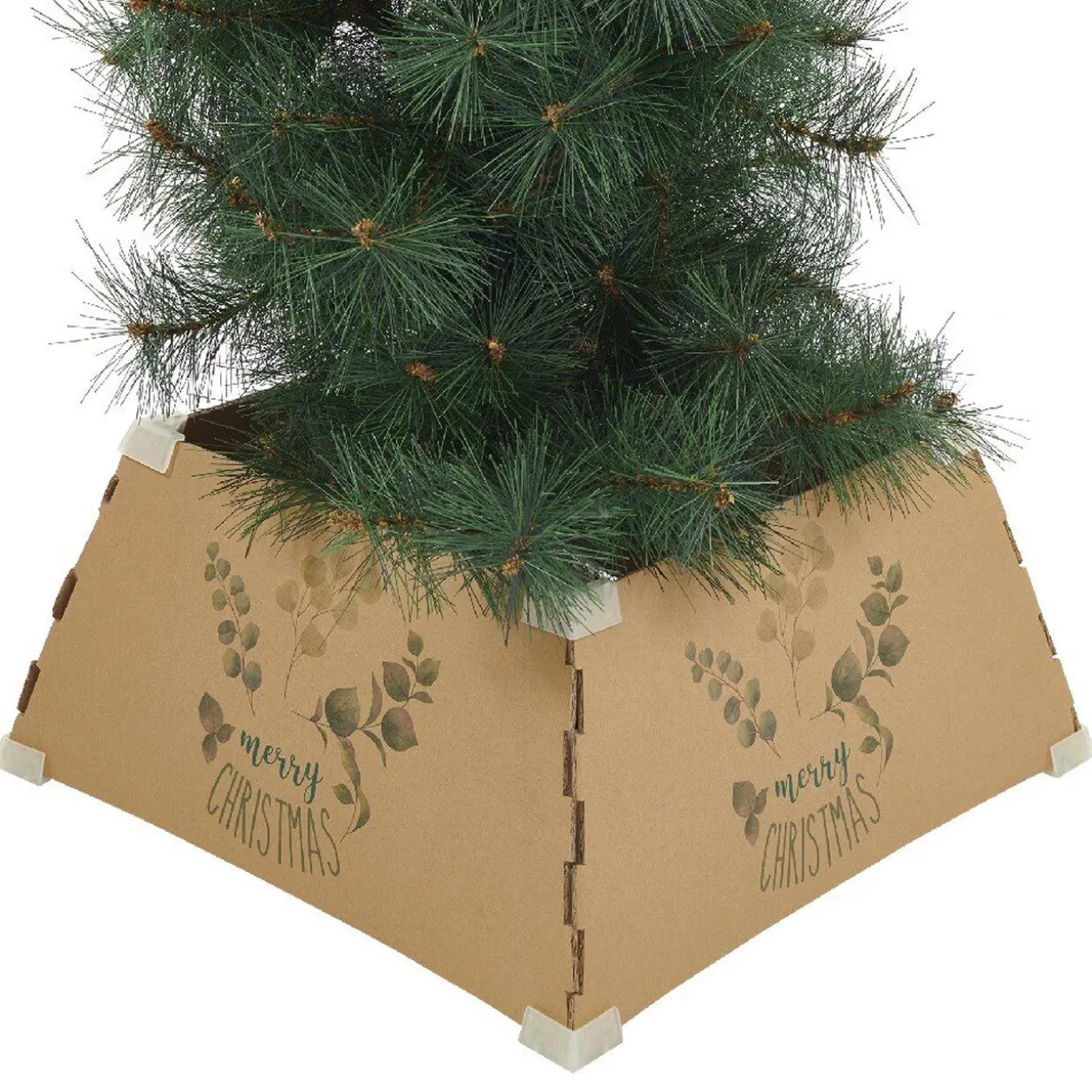 Tour de sapin motif végétal