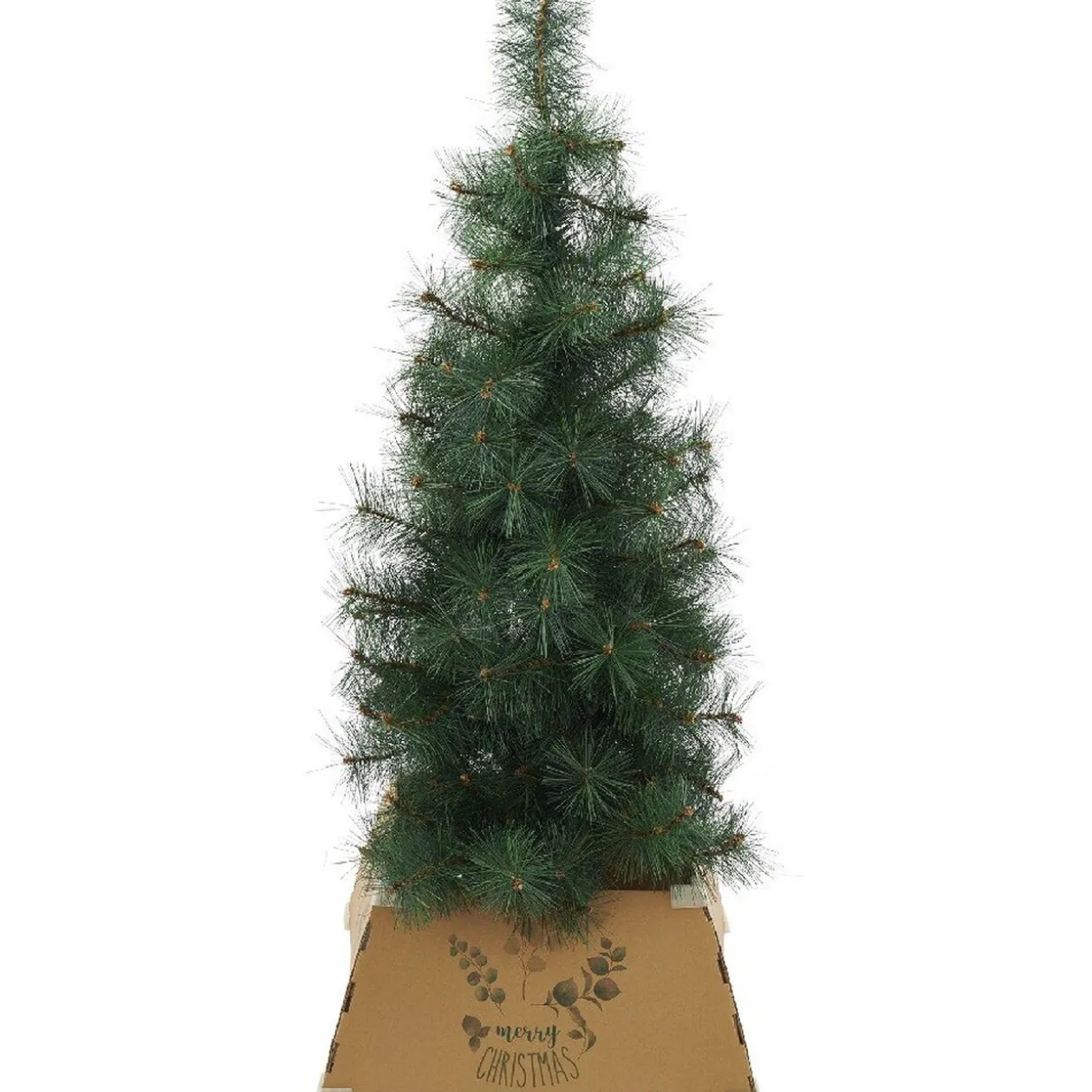 Tour de sapin motif végétal