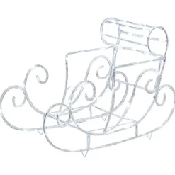 Traineau de Noël lumineux blanc XL