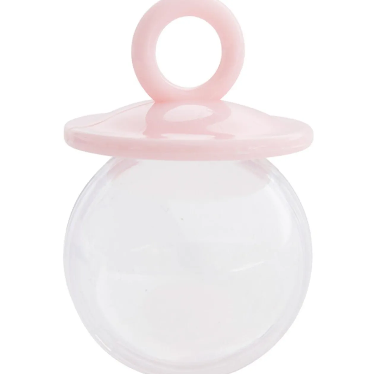 Tétine à dragées rose x3