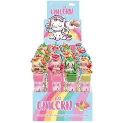 Tube de 20 bonbons Licorne avec capuchon tampon